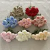 Decorative Flowers Flower Arrangement 10 Heads Peonies Home Decoration Round Handmade Artificial Floral Art El