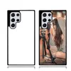 Blank 2D Sublimation TPU + PC phone Cases For Samsung Galaxy S23/S23 Ultra/S23 Plus S22 Note 20 A54 A34 A73 with Aluminum Inserts anti slip edge