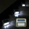 Vattentät LED Solar Light Lamps Solar LED Flood Lights 2 LEDS Garden Lights Outdoor Landscape Lawn Lamp Solar Wall Lamps LL