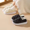 Slippers Winter Fuzzy Vrouwen Dons Pluizige Huis Slides Traagschuim Indoor Outdoor Schoenen Gesloten Rug Katoen 230831