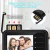 Telefones de porta de vídeo Sectyme Smart Peephole Doorbell Camera 2/4 polegadas Gravação automática Anel eletrônico IR Night Vision Home Viewer 230830
