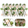 Curtain Artificial Trellis Screening Imitated Flower Fence Decor Outdoor Privacy Wall Balcony Garden Lattice Support Simulation