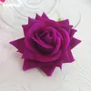 Decorative Flowers Artificial Rose 1pc 8cm For Wedding Car Scrapbooking Craft Simulation Fake Flower