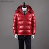 Men's Down Parkas 2023 Winter New Bright Thickened Men's Down Jacket Short Warm Coat Q230831