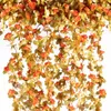 Decoratieve Bloemen 250Cm 1Pc/2 Stuks Rose Vine Kunstmatige Plant Zijden Garland Voor Kerst Bruiloft Thuis kamer Verjaardag Decoratie