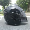 Hełmy motocyklowe 3 jasne czarne połowy hełmu mężczyźni i kobiety w terenie letnie wyścigi wyścigowe Mountain Cross Casco Capacete