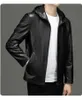 Men's Leather Faux Spring Autumn Motorcycle Jacket Solid Turndown Collar Jackets Fashion Casual Trend 2023 Coat Streetwear T723 230831