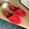 2024 Slippers Wool 967 Мон -ботинки Утолщенная овчина - модная женская квартира для зимних женщин на открытом воздухе 855 451