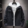 Men's Torn Sleeve Jacket Men's Clothing Autumn and Winter Fashion Retro Denim Jacket M-3XL