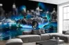 Fonds d'écran décor à la maison papier peint 3D salon chambre voiture de sport HD TV fond mur