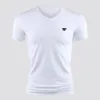 Homens camisetas Camiseta de alta qualidade puro algodão tees polos confortável tripulação v pescoço homens mulheres tridimensional metal triang187p