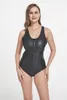 Maillots de bain pour femmes 2MM CR Smooth Cuir Bikini Wetsuit Femmes Gilet sans manches Shorts One Piece Combinaison de plongée Été Snorkeling Surf Maillot de bain