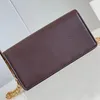 7A+デザイナーバッグ高級品質チェーンウォレットエンベロープ財布20.5cmの高さの模倣ハンドバッグ付きハンドバッグ