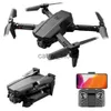 Simulatorer LS-Xt6 Mini RC DRONES WIFI FPV 4K/1080P HD Dual Camera Remote Control Quadcopter RTF One Key Take Off Foldble RC Helicopter X0831