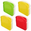 Plates 4 Pcs Sealable Containers Storage Lunchbox Lid Toddler Sandwich Holder Microwave Safe Lids