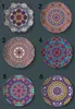 Decorative Plates Moroccan Plate Unique Design Art Decorative Wall Painting Ceramic Porcelain Geometric Color Mandala Dish for Home Decoration 230831