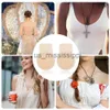 Almofada de mama 1 par mulheres invisíveis silicone pasties reutilizáveis adesivos capa de mamilo BChest patch pétala adesivos levantamento sutiã sem alças x0831