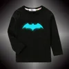 Hoodies Sweatshirts Aimi Lakana Children Spring Autumn Clothing Bat Glow T shirt Boys Long Sleeve Shirt O neck Printed Tops 3 14T 230830