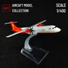 Aircraft Modle Scale 1 400 Metal Plane Model Miniature Firefly ATR72 Aircraft Aviation Replica Diecast Airplane Collection Kids Toy for Boy 230830