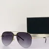 New fashion design pilot sunglasses 11M metal half frame rimless lens classic simple and popular style outdoor UV400 protection eyewear