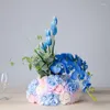 Decorative Flowers Artificial Flower Ball Silk Simulation Center Decoration For Wedding Road Bouquet Party Props Arrangement