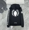 Moda de luxo jaquetas masculinas designer zíper moletom coração ferradura cruz impressão marca ch hoodies mulheres cromos casaco casual pulôver solto suéter jaqueta vasd