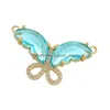 Charms Gold Color Futterfly Necklace Pendant For Women Diy Handgjorda smycken Tillbehör Partihandel vs494Charms Drop Leverans Fynd C DHMRA