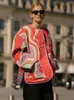 Женские куртки Женская цветочная печатная стеганая хлопчатобумаж