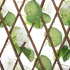 Gardin Garden Decoration Staket Gitter Stöd Wood Trellis Imiterade blommor Konstgjorda screeningspaneler