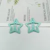 Pentagram bb clip dopamine color hair clip luminous star hair clip shining children's headwear hair accessory edge clip