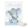 Bedding Sets LVYZIHO Baby Boy Crib Set Custom Name Blue Elephant Shower Gift 230830