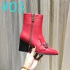 Designer Luxury Cowboy Boots For Women Tall Boots Shoes Style Cool Girl Brown Leather Boots Cowgirl Boots Round Toe Chunky Heel Martin Boots High Version size 35-41