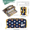 Pencil Bags new Large Capacity Pencil Case Double Opening Pencil Pouch 3 Compartments Storage Bag Simple Stationery Makeup Bag Portable HKD230831