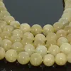 Pietre preziose sciolte Perline rotonde di berillo dorato naturale/eliodoro da 10 mm