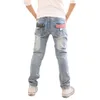 Jeans Autumn Spring Baby Boys Pants Kids Clothes Cotton Casual Children Trousers Teenager Denim 414 år 230830