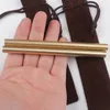 Mirror Type Brass Signature Pen Creative Handmade Neutral Metal Water - Based Business Gift With Cloth Bag