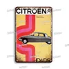 Garage Metal Plate Sign Vintage Car Poster Targa in metallo Man Cave Decorazione Targa Retro Soggiorno Porta Club Garage Decorazione da parete 30X20cm W03