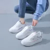 Fashion Hotsale Damskie buty płaskie tablice białe-różowe białe fioletowe sprężynowe buty Sneakers Color43