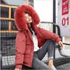 Women's Trench Coats Arrival Fashion Harajuku Style Women Short Parkas 2023Hooded Large Soft Fur Collar Down Cotton Jacket Female Padded Coa