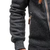 Felpe con cappuccio da uomo Felpe con cappuccio Covrlge Uomo Autunno Casual Solid Zipper Felpa con cappuccio manica lunga Felpa con cappuccio Top Outwear sudaderas para hombre MWW151 230301