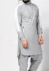 Ethnische Kleidung Muslimische Männer Jubba Thobe Arabisch Islamisch Pakistan Dubai Kaftan Sport Fitness Gym Langarm Top Saudi Kapuzenpullover Joggi