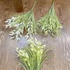 Decorative Flowers Fake Bouquet Wheat Barley Spike Plastic Home Living Room Decoration Props Cereal Sorghum