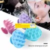 Silicone shampooing cuir chevelu masseur shampooing peigne de massage brosse de bain scalpmassager brosse peignes outil de soin CC