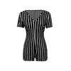 Jumpsuits voor dames rompers 2023 mode zomer dames sexy bm korte mouw gebreide jas tops Cardigan strappy blouse