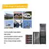 Industrial UPS Energy Storage System på rutnät Högspänning Batteri 384V 500AH 200KWH Battery ESS Solar Panel System