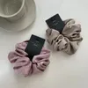 New Dot Satin Soft Scrunchies Banda de cabelo elástica Mulheres menina sólida de alta qualidade Titular de rabo de cavalo Acessórios