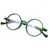 Zonnebrillen Vrouwen Leesglazen Men Anti Blue Light Hyperopia Oog Retro Klein Ronde frame Eyewear 1.0 1.5 2.0 2,5 tot 4,0