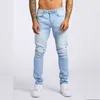 Men S jeans 2023 lente en zomer klassieke stijl mannen merkbedrijf casual stretch slanke denim broek blauw zwarte broek mannelijk 230228