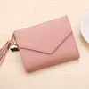 Portefeuilles Fashion Tassel Small Women Wallet For S Cash Holder Leather Short Woman And Purses Ladies