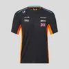 Camiseta de moda masculina RKYJ 23 mais recente F1 Formula 1 Racing McLaren 4 Norris 81 Piastri Professional Team Clothing Oversize Breathable Children's Shirt 100-4xl